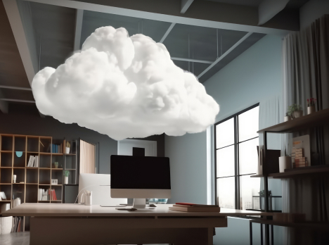 cloud-computer-concept-illustration-ai-generative 2